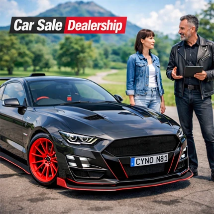 Car Sales Dealership Game 3D Image