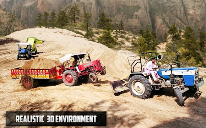Tractor trolley Driving Game Image