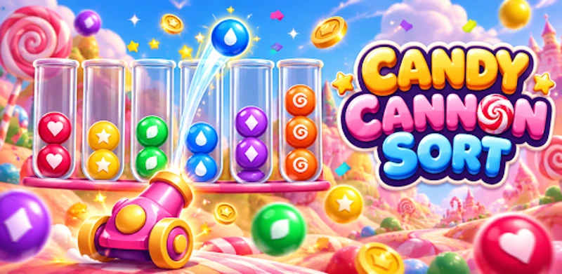 Candy Cannon Sort screenshot
