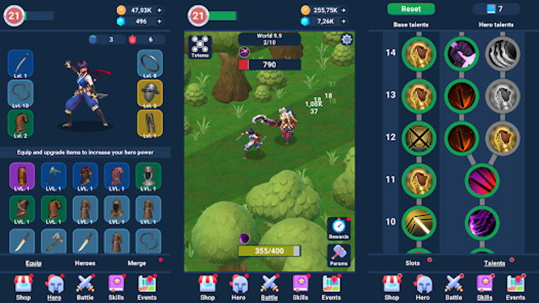 Idle Hero: Clicker Idle RPG screenshot