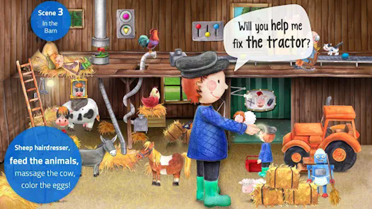 Toddler's App: Farm Animals screenshot
