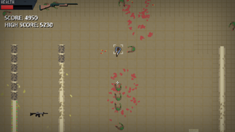 Rhythm-based Twin Stick Zombie Survival Shooter screenshot