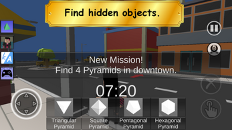 Simple 3D Shapes Objects Games Image