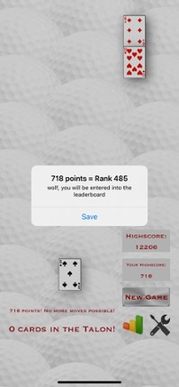 Golf Royal Solitaire screenshot