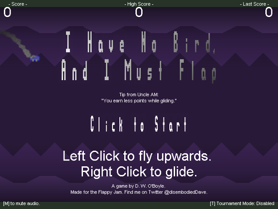I Have No Bird and I Must Flap Image