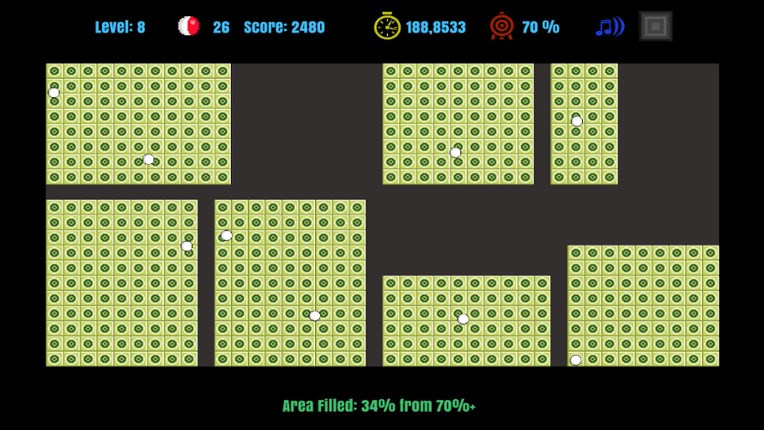 Jezzball Deluxe Edition screenshot