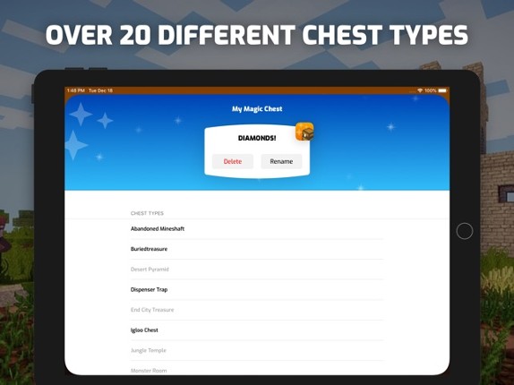 Magic Chests for Minecraft PE screenshot