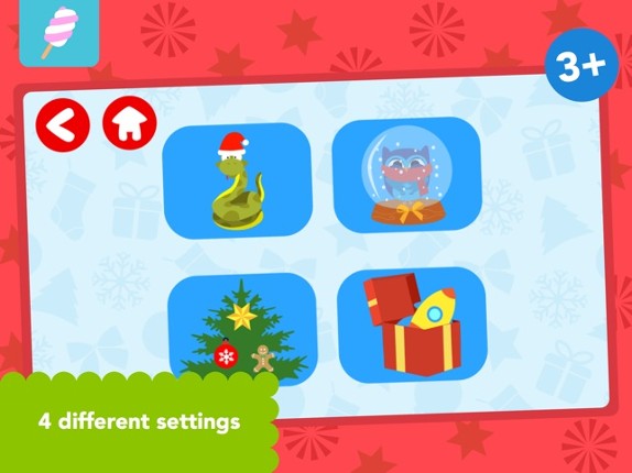Math Tales - Christmas Time: Christmas Math in the Snowy Jungle screenshot