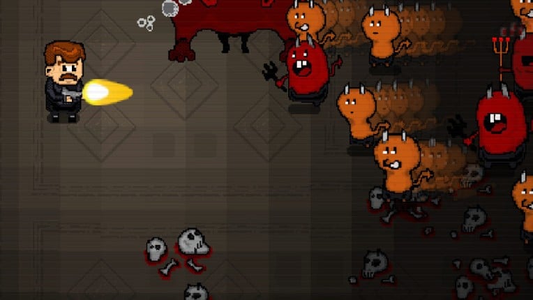Moustache In Hell Image
