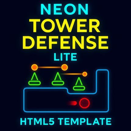 Neon Tower Defense Lite – HTML5 Template (Rebrand & Resell) Image