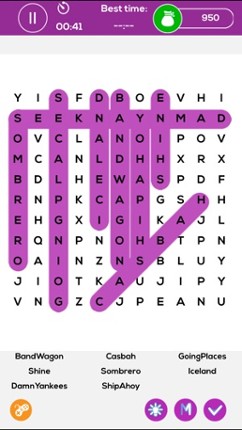 Search Movie Name Puzzles - Mega Word Search screenshot