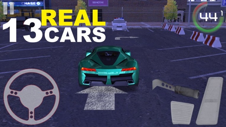 Sport Car Parking Night City Driving Simulator screenshot