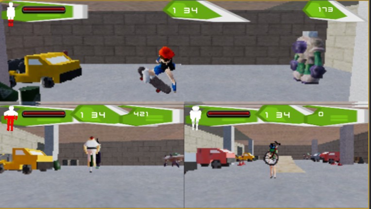 Alien street battle screenshot