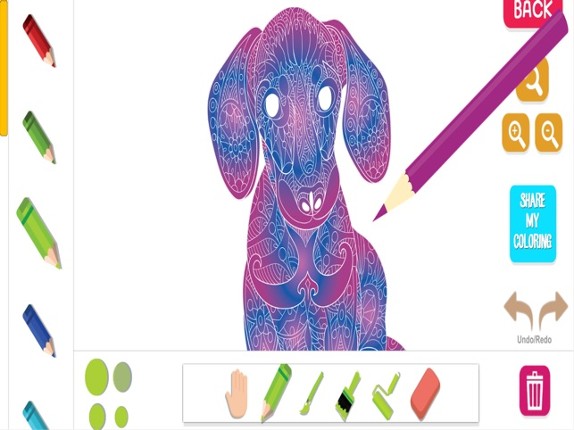 Animal Color Therapy Free Coloring Book for Adults Image