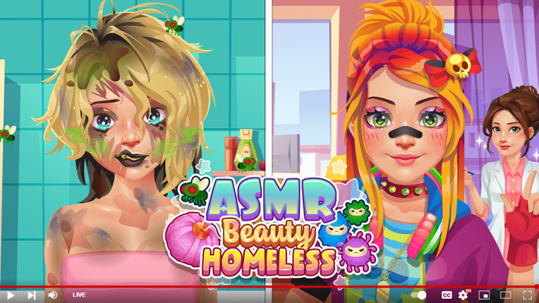 ASMR Beauty Homeless Game Cover