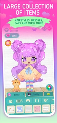Chibi Doll Maker Dress Up Game screenshot