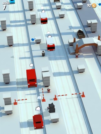 Crossy Barrier Dash - Reckless Road Rush Block 3 Free Edition screenshot
