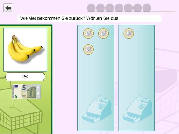 Einkaufen mit dem Euro Image