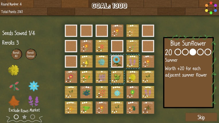 Flower Dice Image