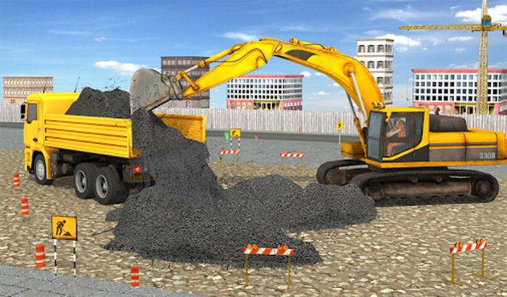 Highway Construction Games 3d screenshot