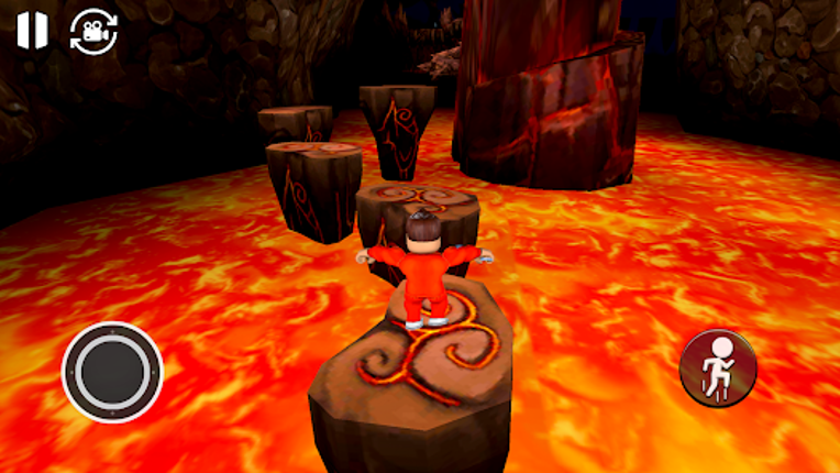 Lava Prison Escape: Obby Run screenshot
