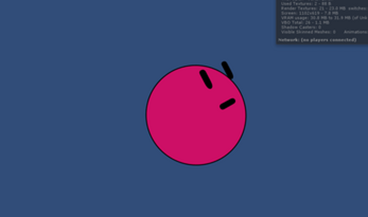 Red Thing Cel Shading Test Old Unity screenshot
