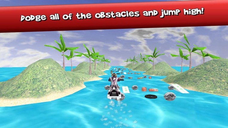 Jet Ski Racing GP Infinite Run 3D – Driving Simulator Hydro River Runner –Splash Aqua Rider Speed Image
