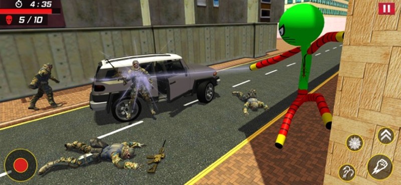 Stickman Super Rope Hero Games screenshot