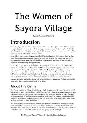 The Women of Sayora Village screenshot