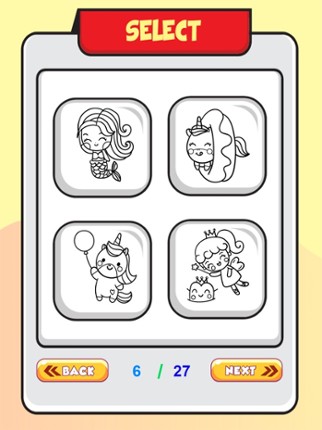 Unicorn And Friend Color Book screenshot