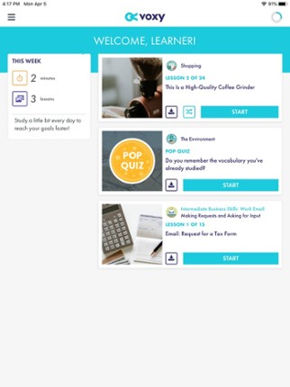 Voxy - Learn English Image