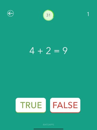 1s Speed Math screenshot