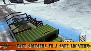 Drive Military Trucker Task 3D Image