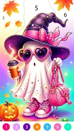 Sweet Halloween Color screenshot
