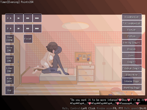 Huge-Tits Senpai's Reverse-NTR Seduction! Pixel-Sex Life Sim! Image