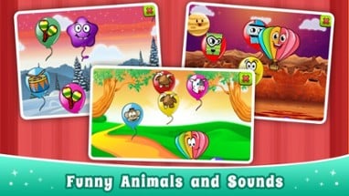 Kids Balloon Pop Learning Game Image