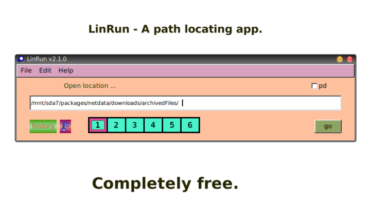 LinRun - The path locating program Game Cover