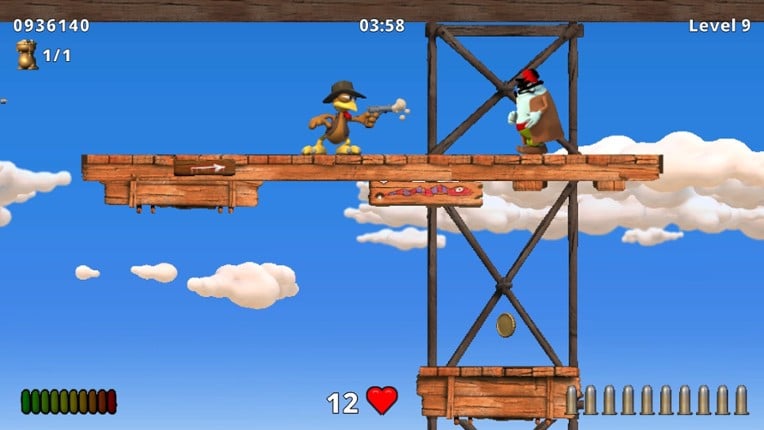 Moorhuhn Jump and Run 'Traps and Treasures 3' screenshot