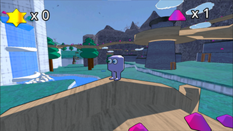 Randall the Grape Jelly Cube goes to Soda Valley for some reason. screenshot