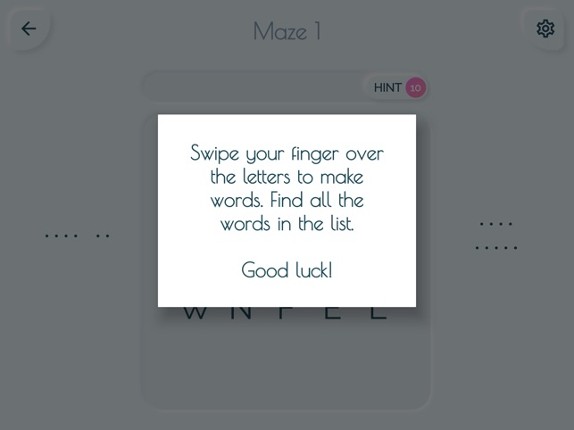 Word Maze Puzzle Image