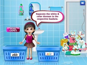 Arya Washing Clothes Kids Game Image