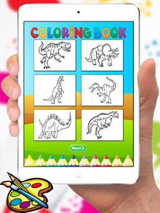 Dinosaur Dragon Coloring Book - Dino Drawing for Kids Free Image
