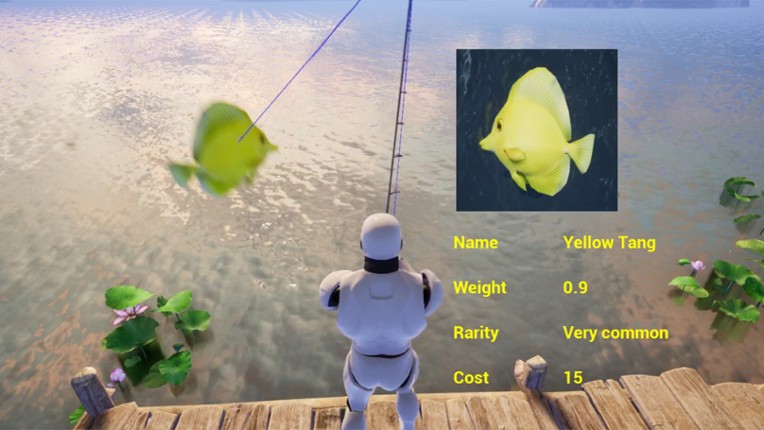 Fishing at Lotus Lakes screenshot