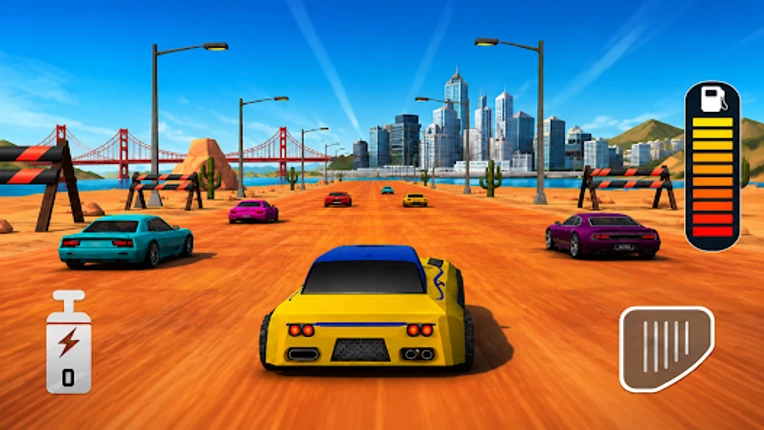 Retro Race Car Racing screenshot