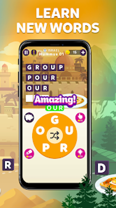 Wordelicious - Fun Word Puzzle screenshot