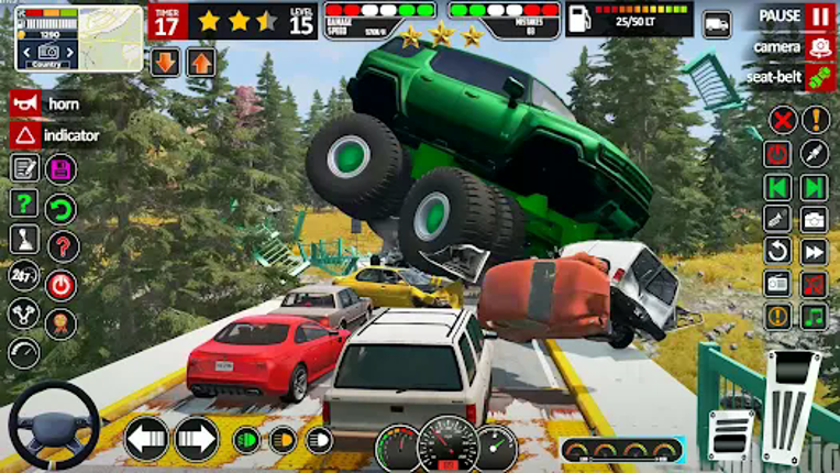 Monster Truck Demolition Game Image