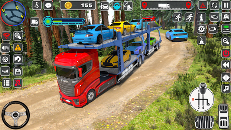 Car Transporter Truck Games 3D Image