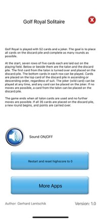 Golf Royal Solitaire screenshot