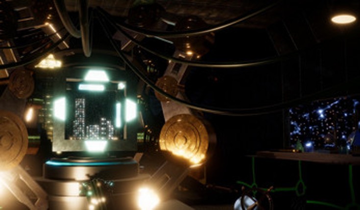 Retrofuturistic Shader Diorama Image