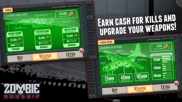 Zombie Gunship: Gun Down Zombies screenshot